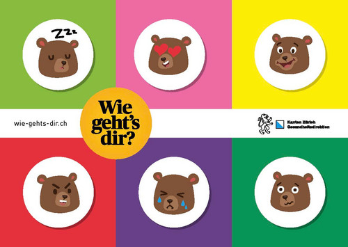 Bärenkarte: Emotionen benennen