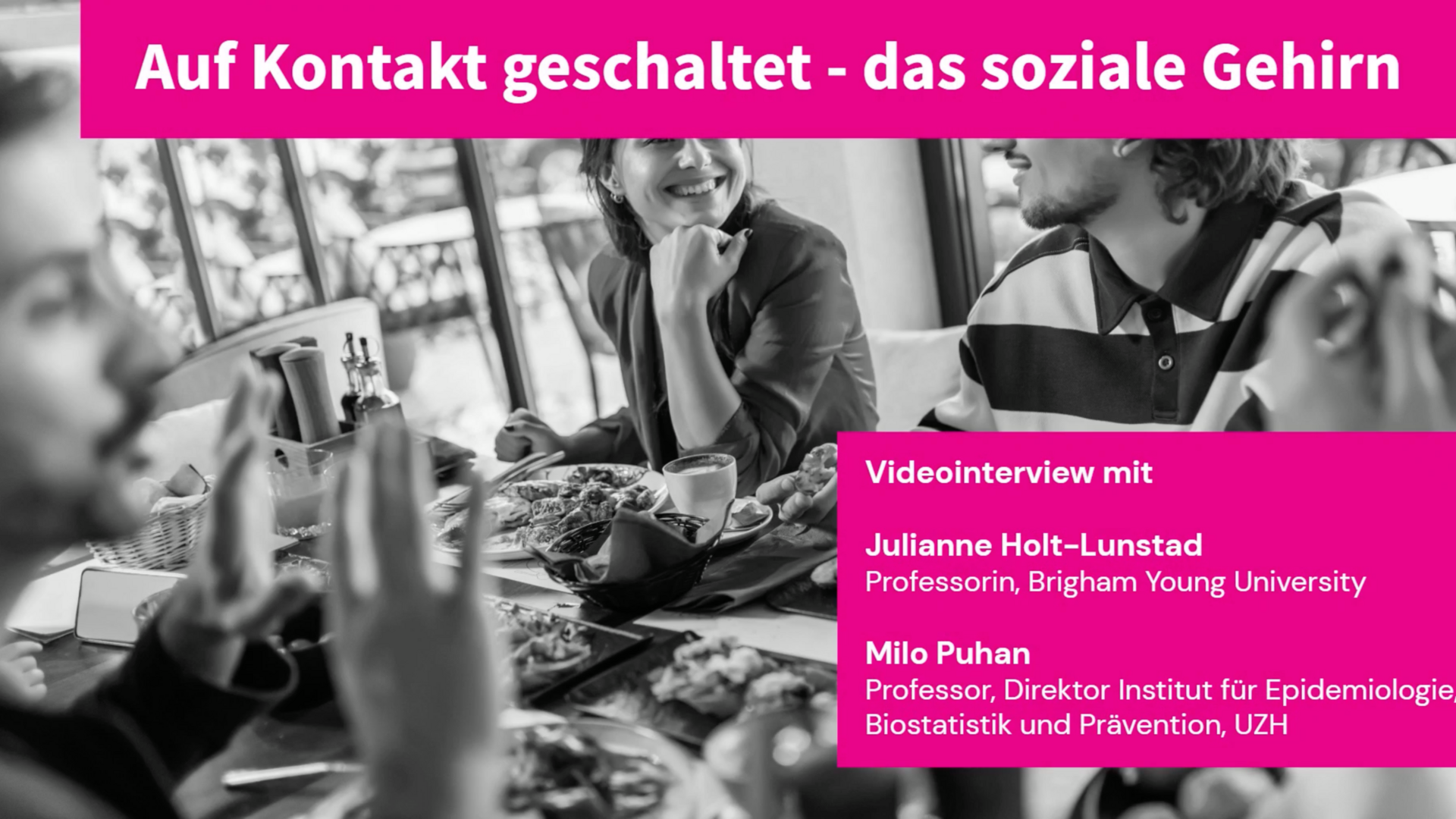 Auf Kontakt geschaltet - das soziale Gehirn